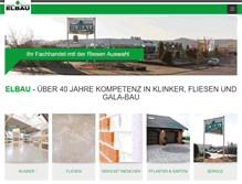 Tablet Screenshot of elbau.com