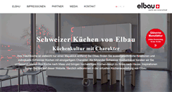Desktop Screenshot of elbau.ch
