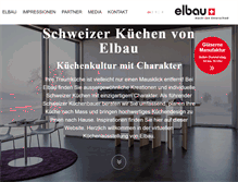 Tablet Screenshot of elbau.ch